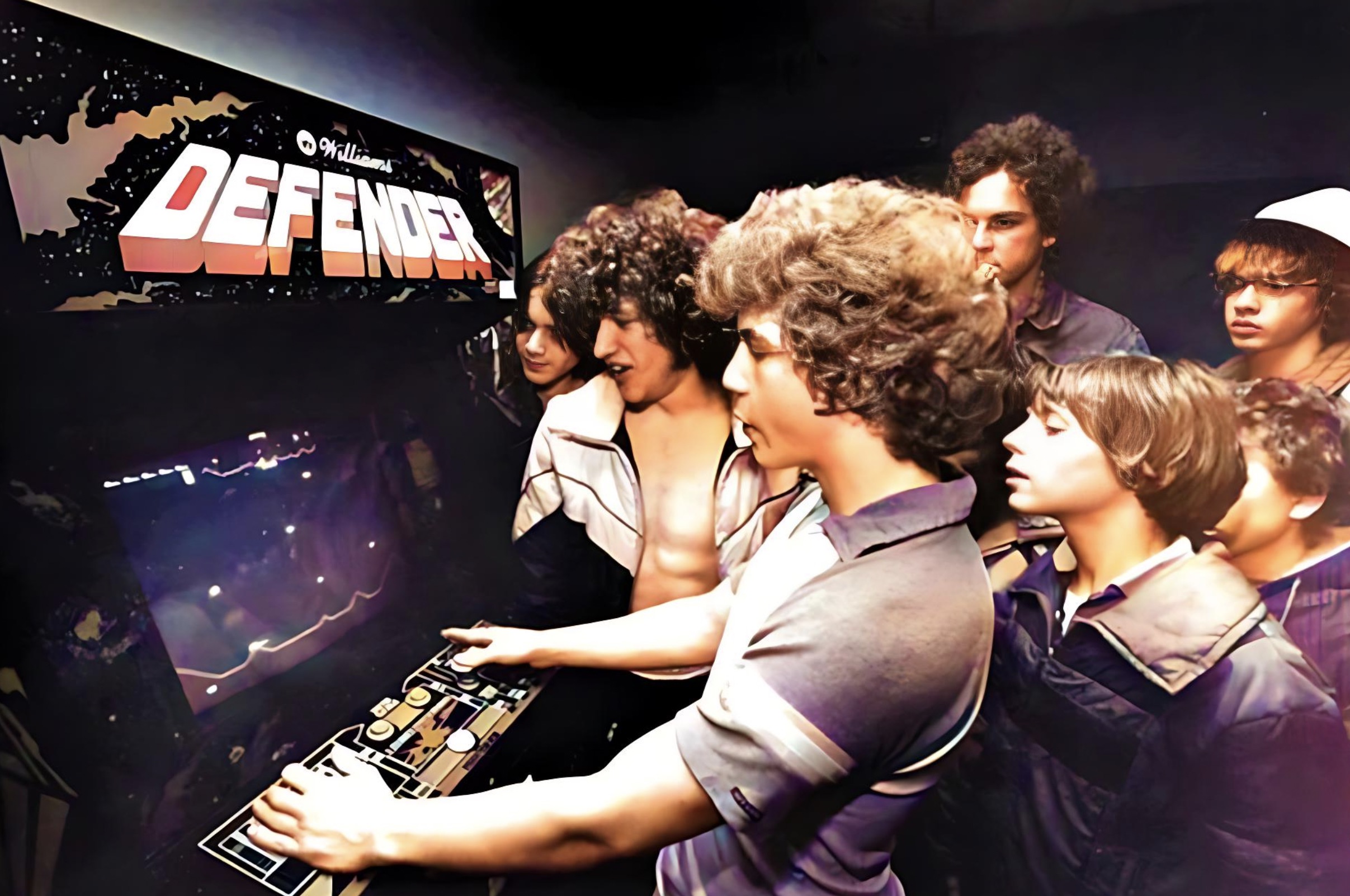 1980s "Defender" classic arcade game 